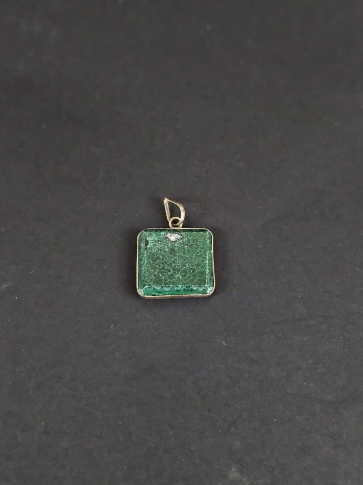 Malachite Pendant (square)
