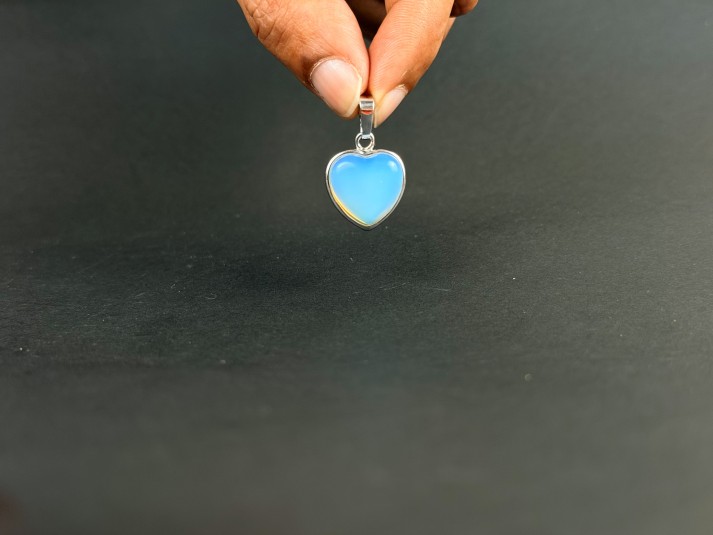 Opal Heart Shape Pendant