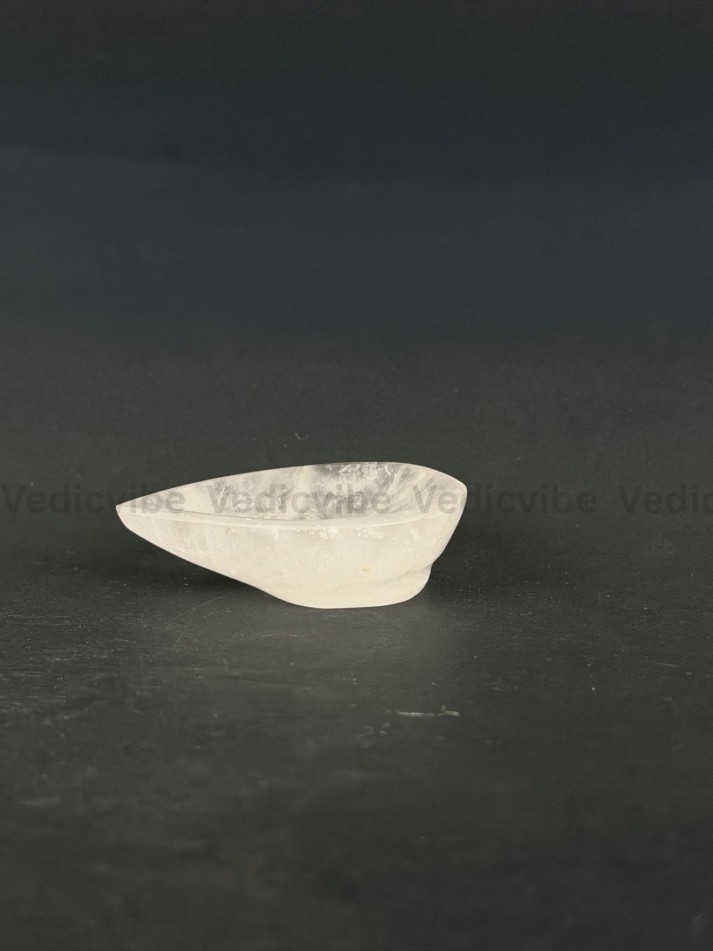 Clear Quartz Diya
