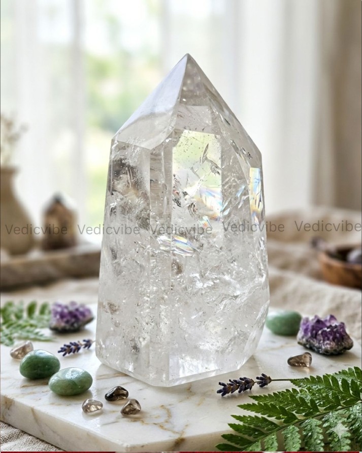 Clear Quartz  Natural Geode